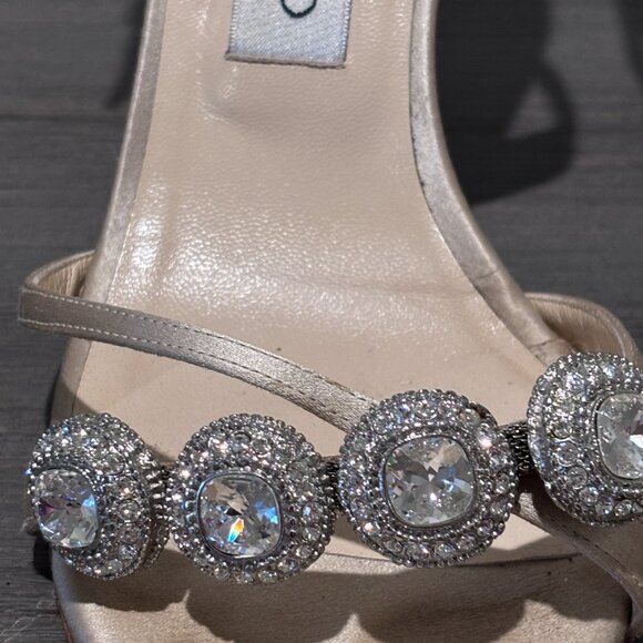 Jimmy Choo Pavel Crystal Sandals - Picture 5 of 16
